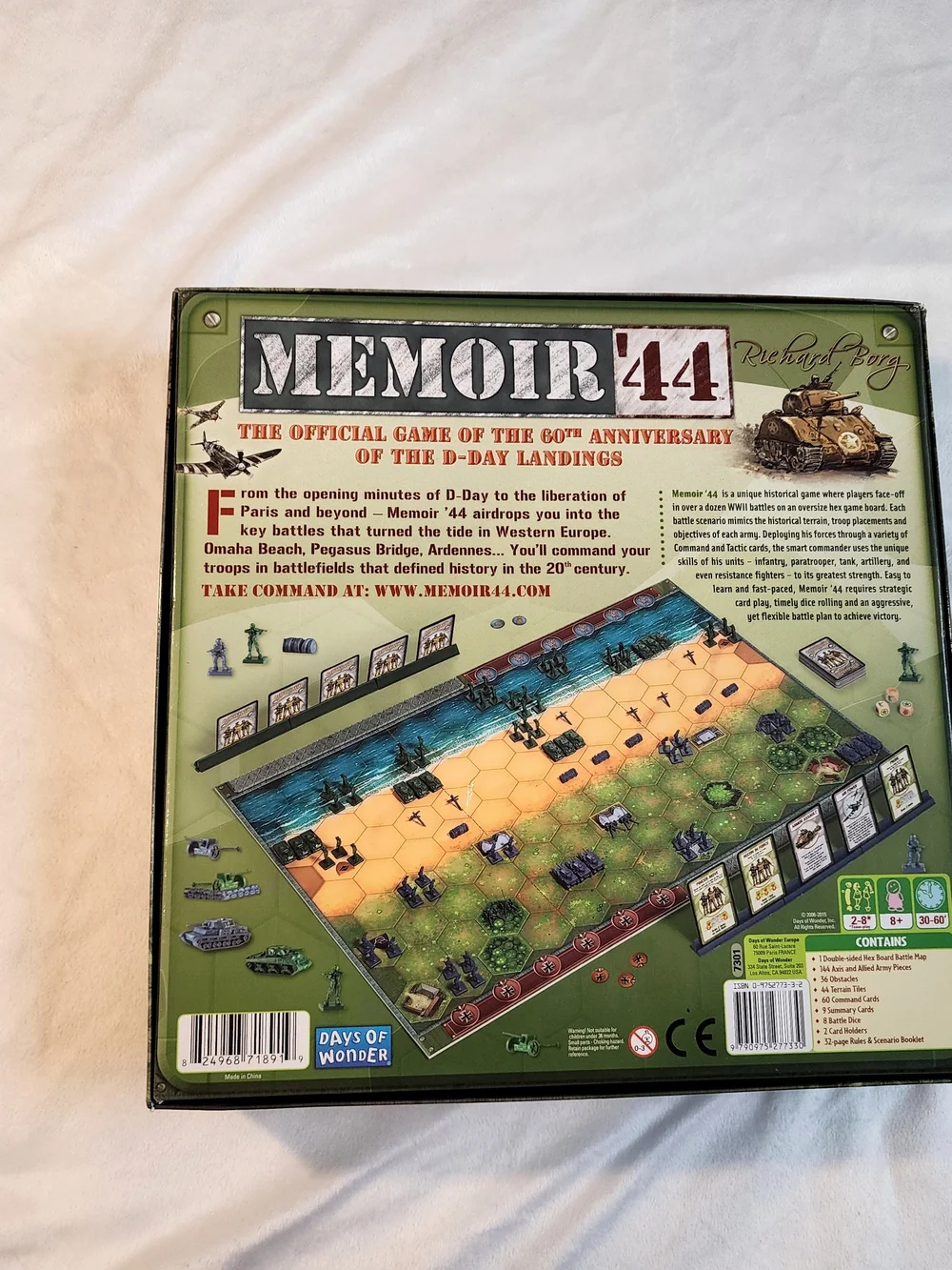 Memoir '44 Board Game WWII Historical Board Game of Epic Battles Tabletop